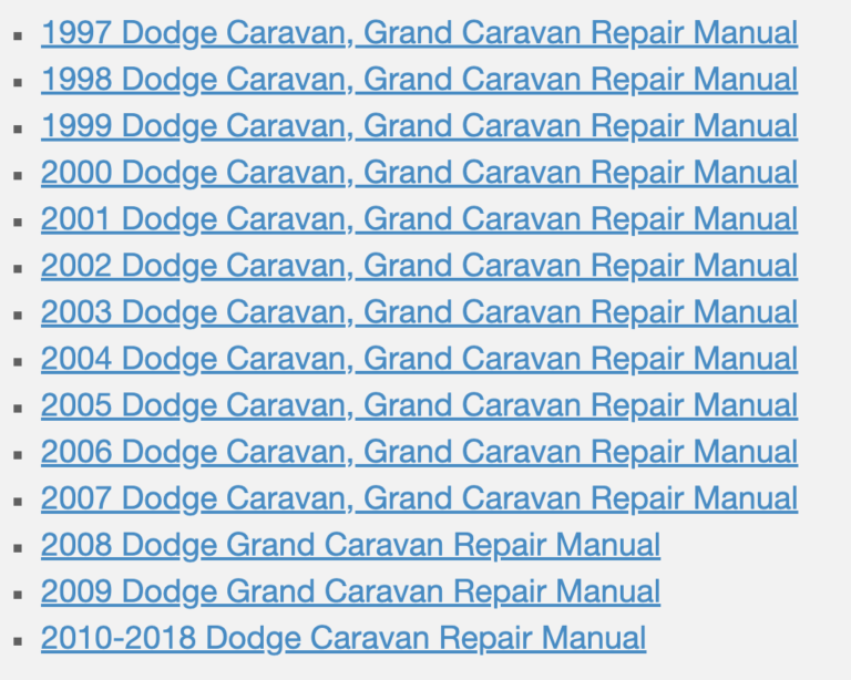 Dodge Grand Caravan 2014 Owners Manual